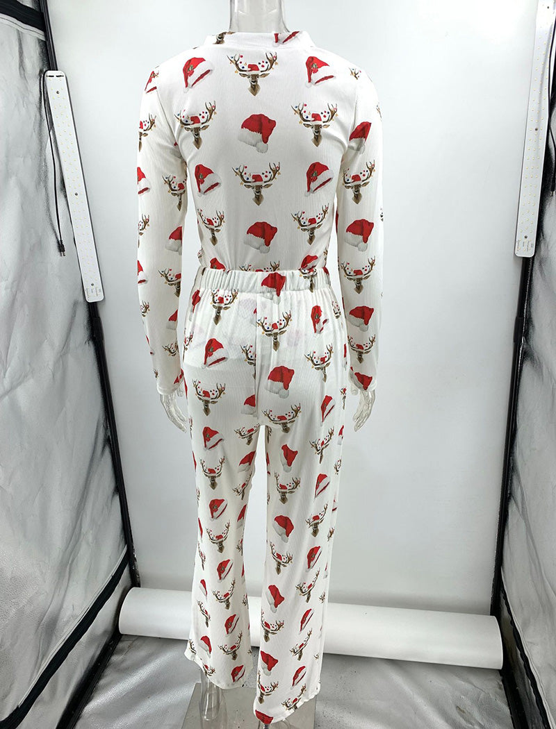 Holiday Print Pajama Set