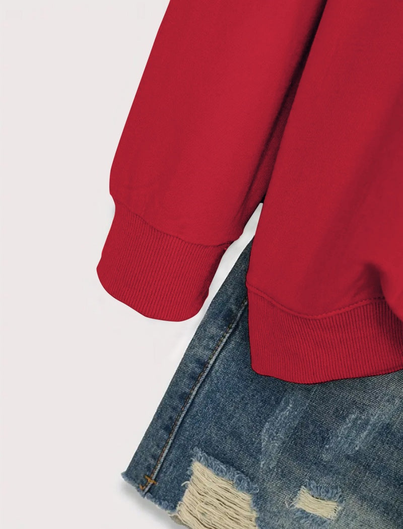 Cherry Print Crewneck Pullover