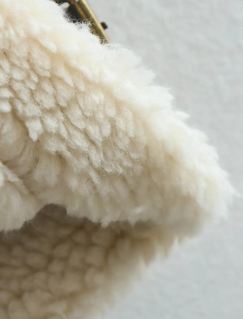 Faux Fur Quilted Sleeveless Vest