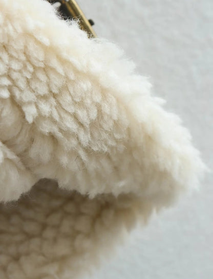 Faux Fur Quilted Sleeveless Vest