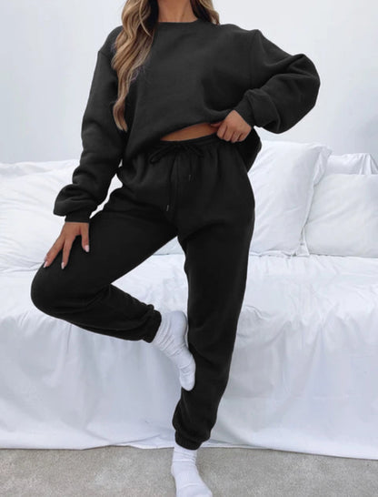 Fleece Top and Jogger Set