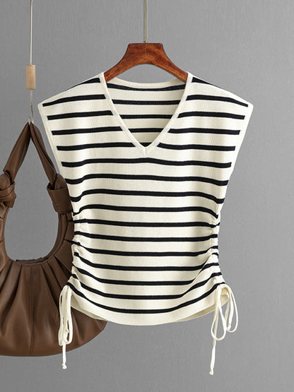 Side Drawstring Top