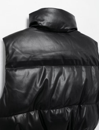 Padded Cropped Puffer Vest