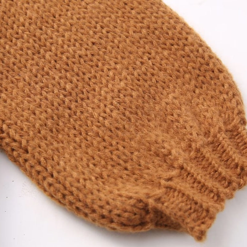 Chunky Knit Hooded Pullover