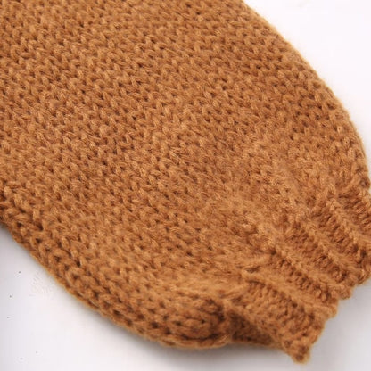 Chunky Knit Hooded Pullover