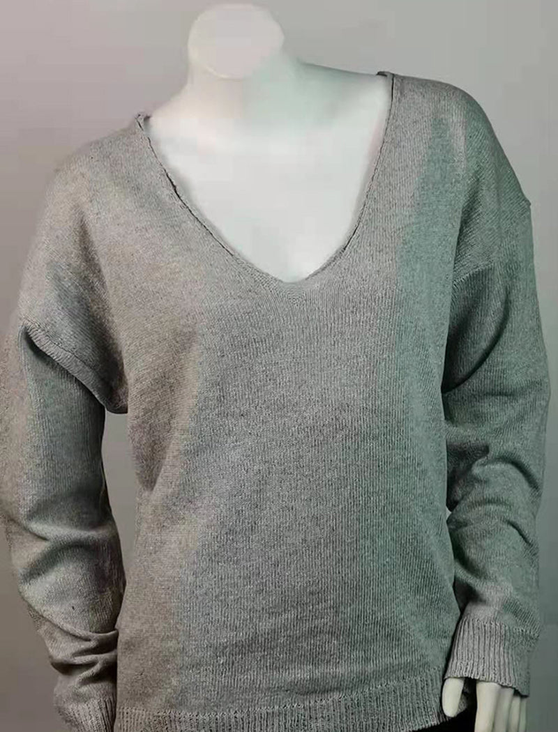 Oversized V-Neck Sweater