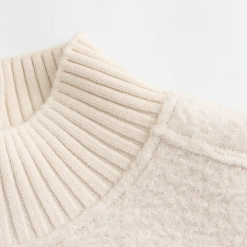 Turtleneck Knit Sweater