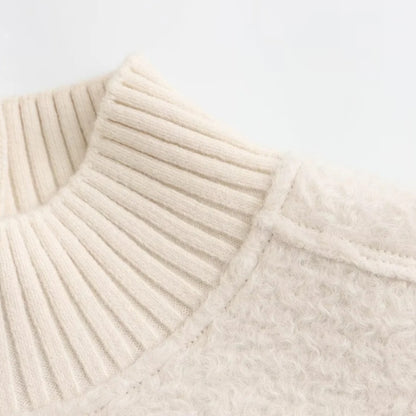 Turtleneck Knit Sweater