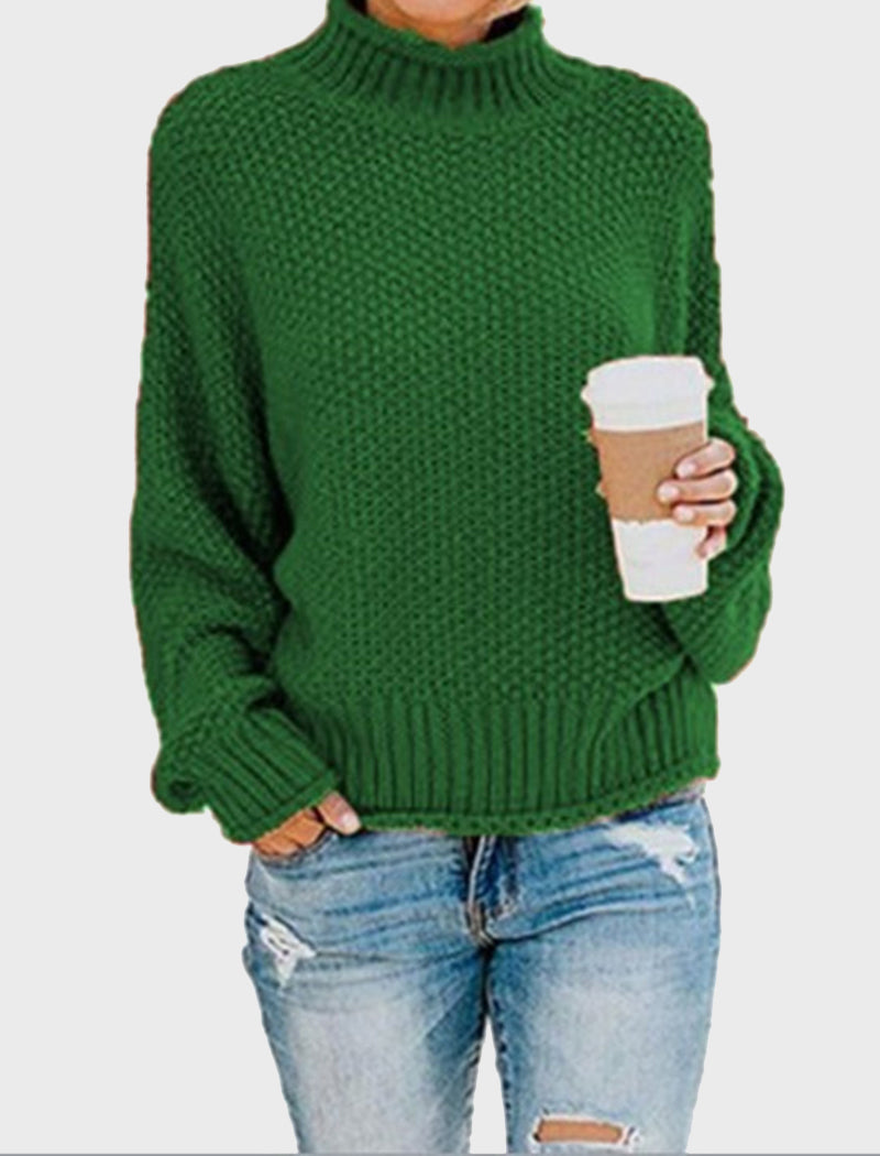 Chunky Knit Turtleneck Sweater