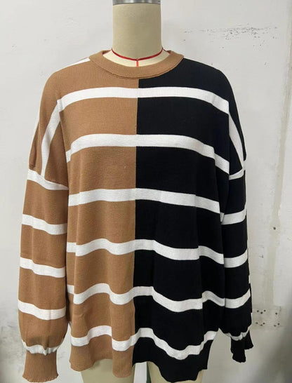 Oversized Striped Sweater