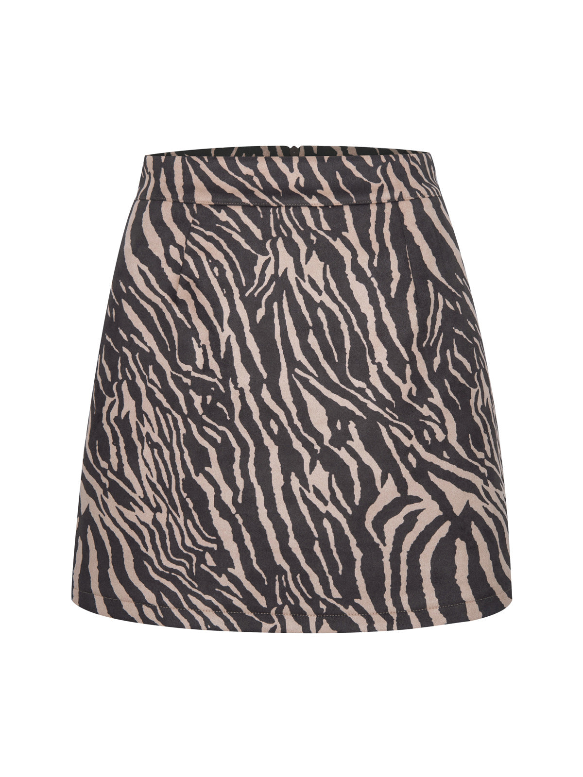 Animal Print A-Line Mini Skirt