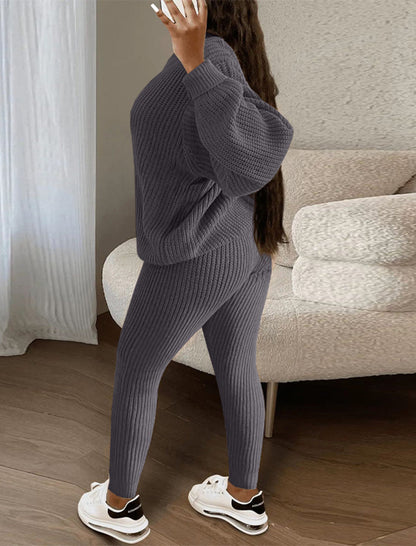 Ribbed Lounge Two-Piece Set