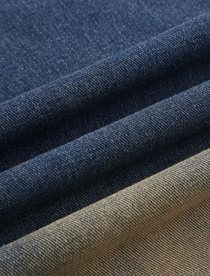 Ombre Wide-Leg Denim Pants