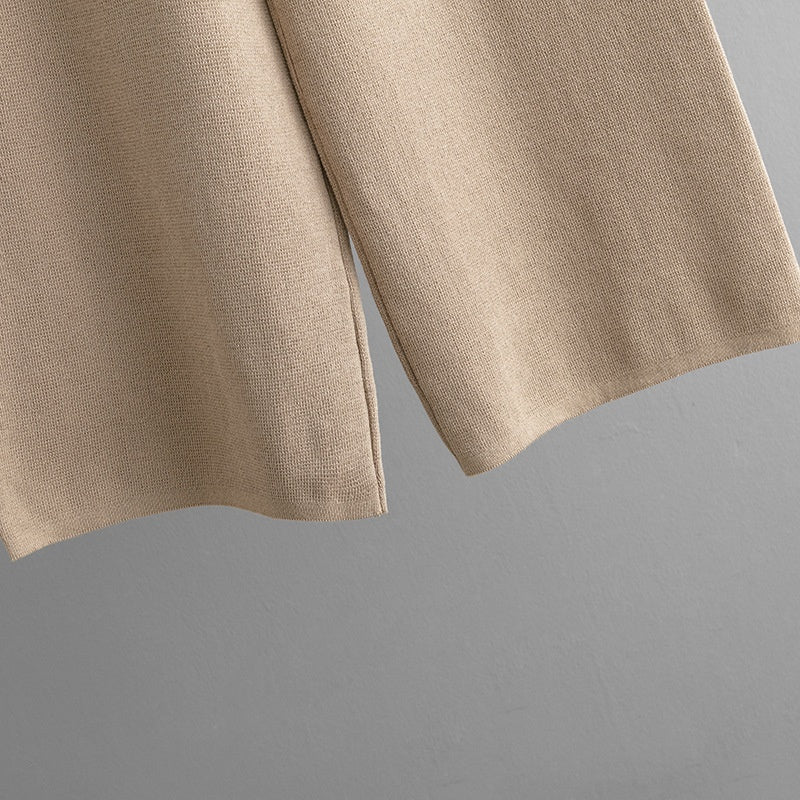 Geometric Knit Sleeveless and Pants Set