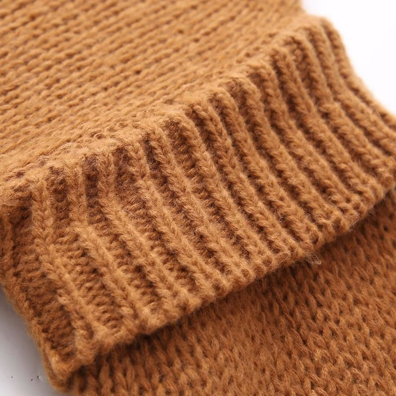 Chunky Knit Hooded Pullover