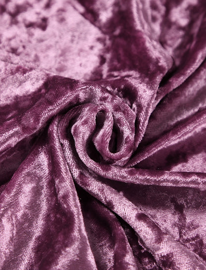 Velvet Lace Trim Robe and Nightgown Set