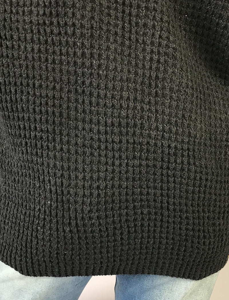 Off-Shoulder Knit Sweater