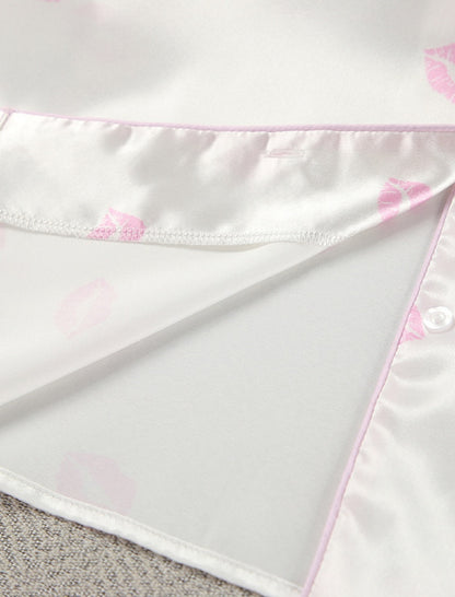 Three-Piece Printed Pajama Set