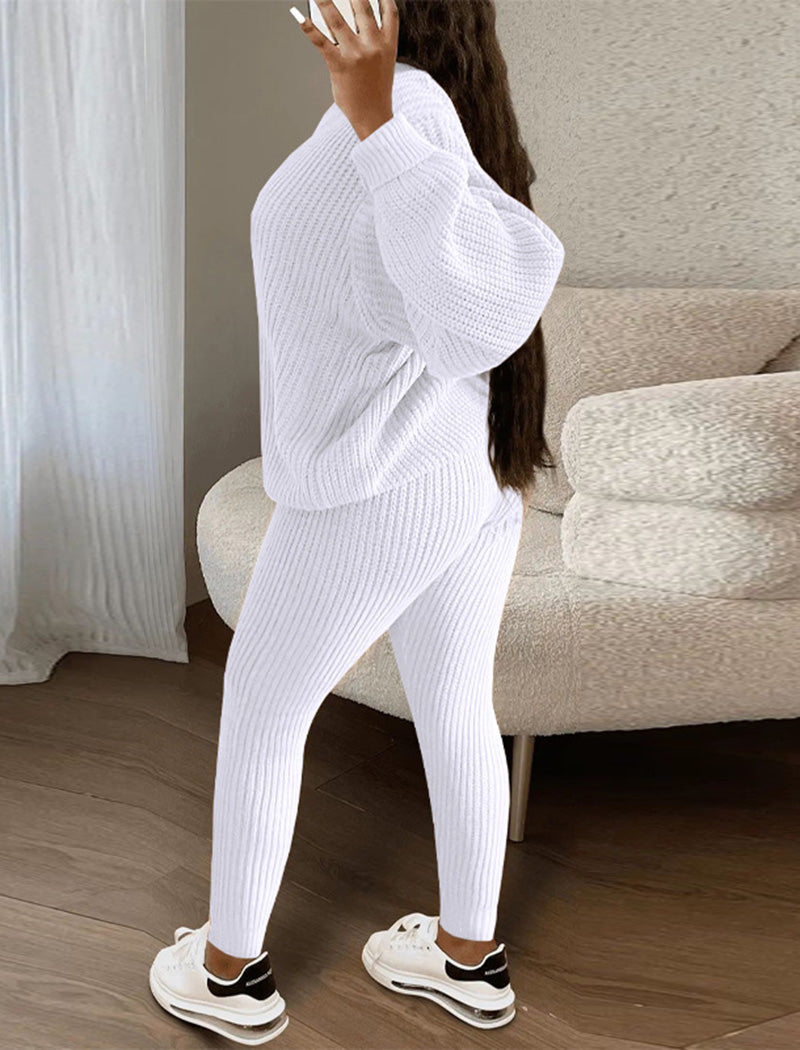 Ribbed Lounge Two-Piece Set