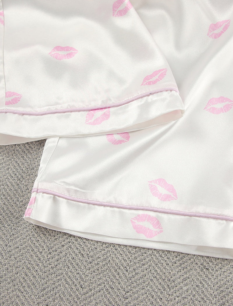 Three-Piece Printed Pajama Set