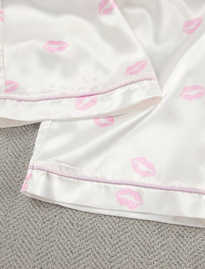 Three-Piece Printed Pajama Set