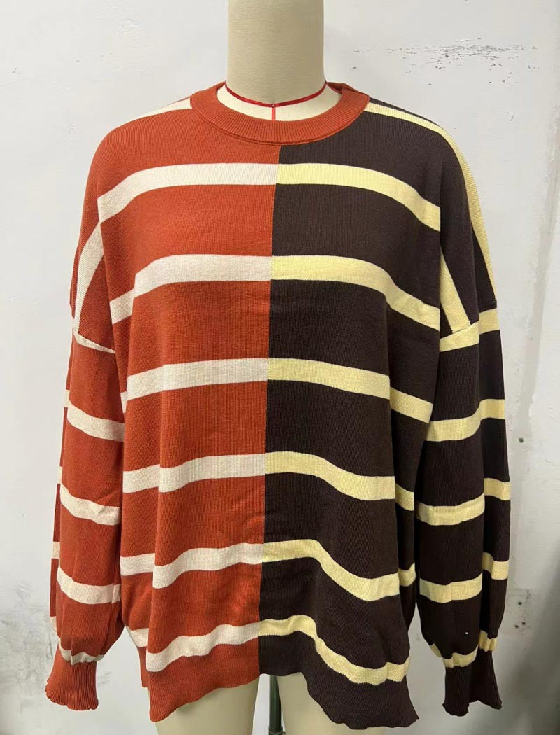 Oversized Striped Sweater