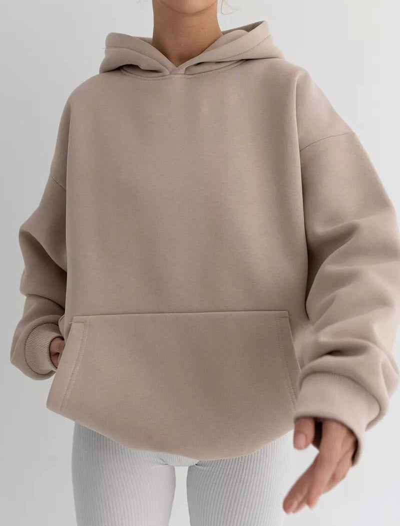 Oversized Hoodie with Kangaroo Pocket