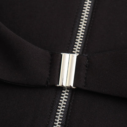 Zip-Up Tailored Halter Vest