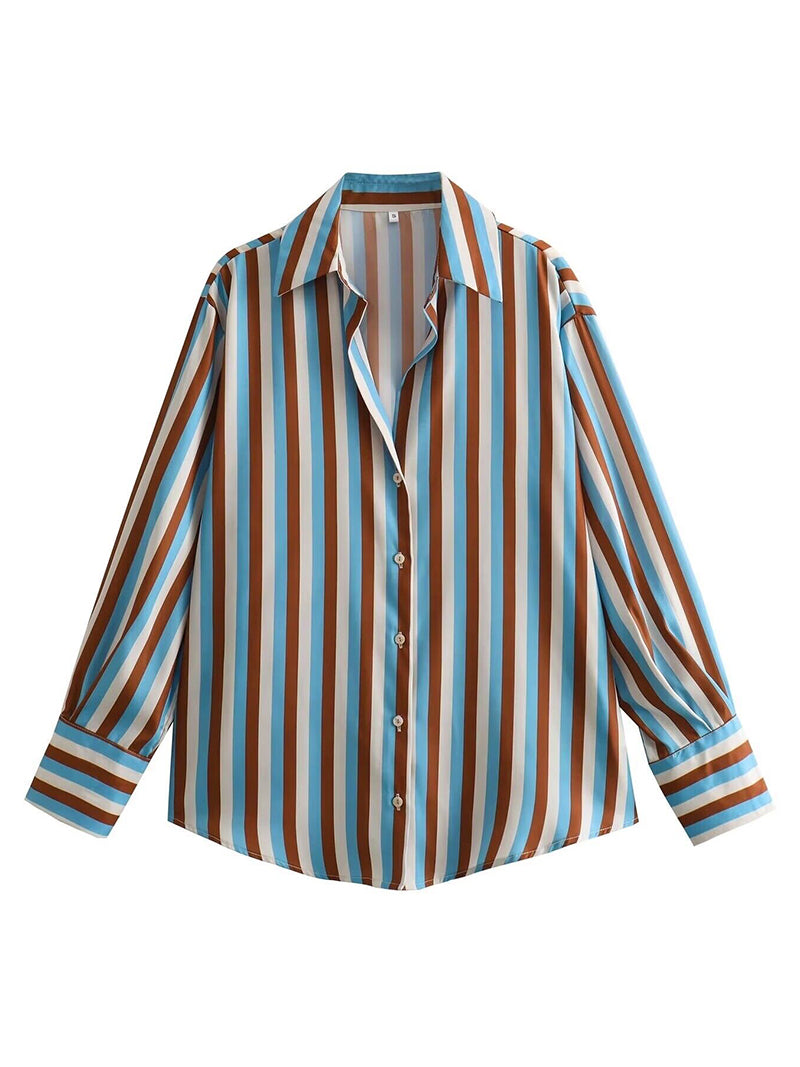 Graphic Button-Up Shirt