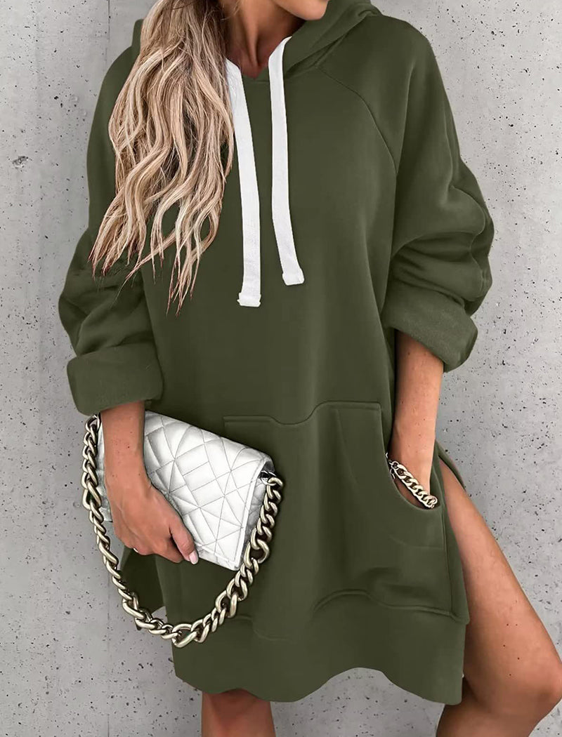 Casual Oversized Hoodie Dress