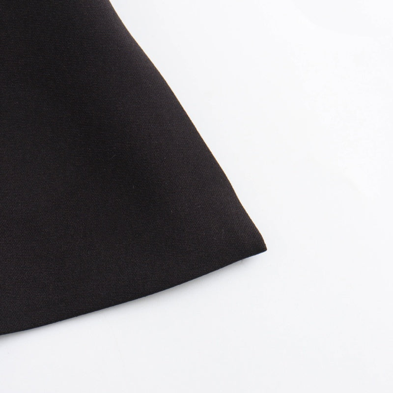 Zip-Up Tailored Halter Vest