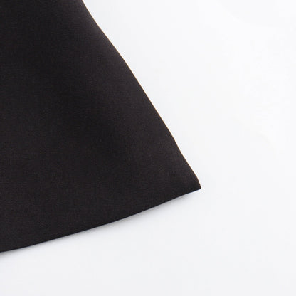 Zip-Up Tailored Halter Vest