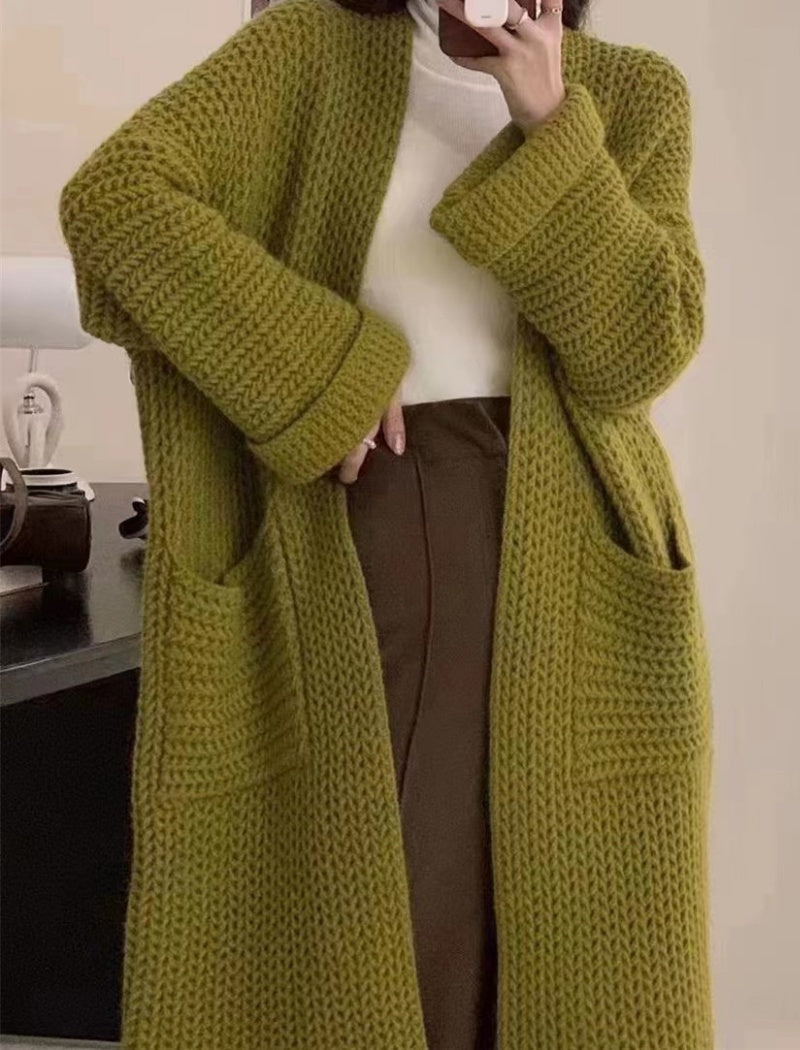 Twist Solid Knit Cardigan