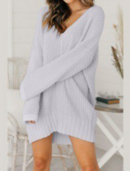 Cozy Knit Oversized Sweater Dress