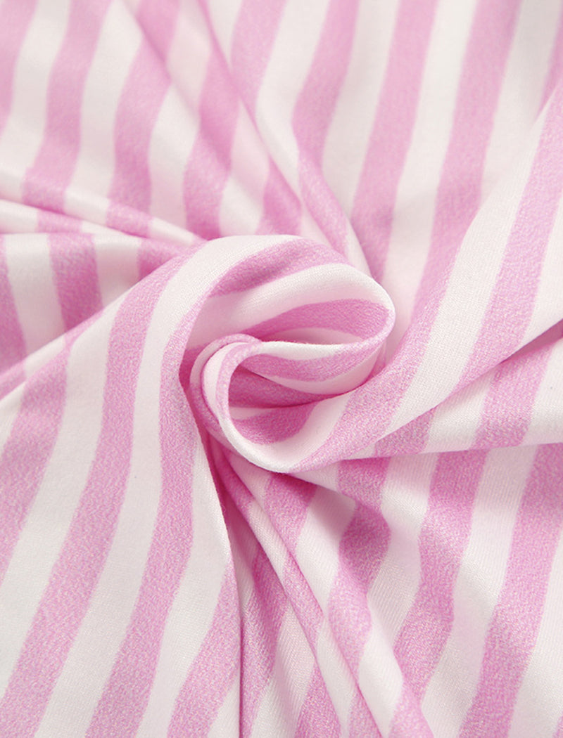 Striped Pajama Two-Piece Set