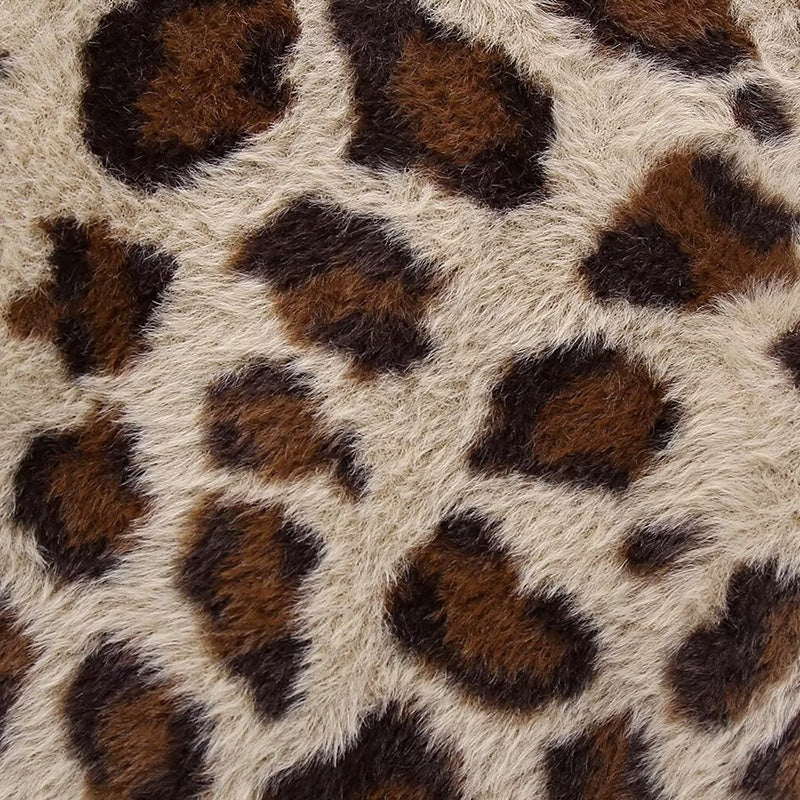 Button-Up Leopard Print Cardigan