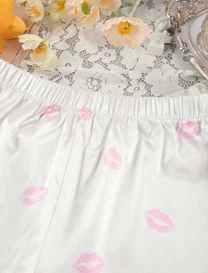 Three-Piece Printed Pajama Set