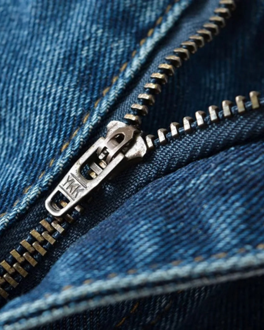 High-Rise Patchwork Jeans