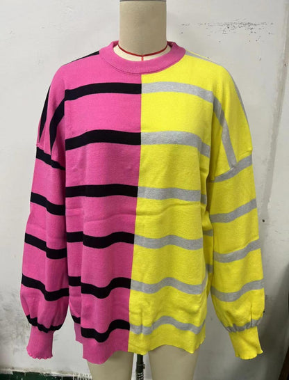Oversized Striped Sweater