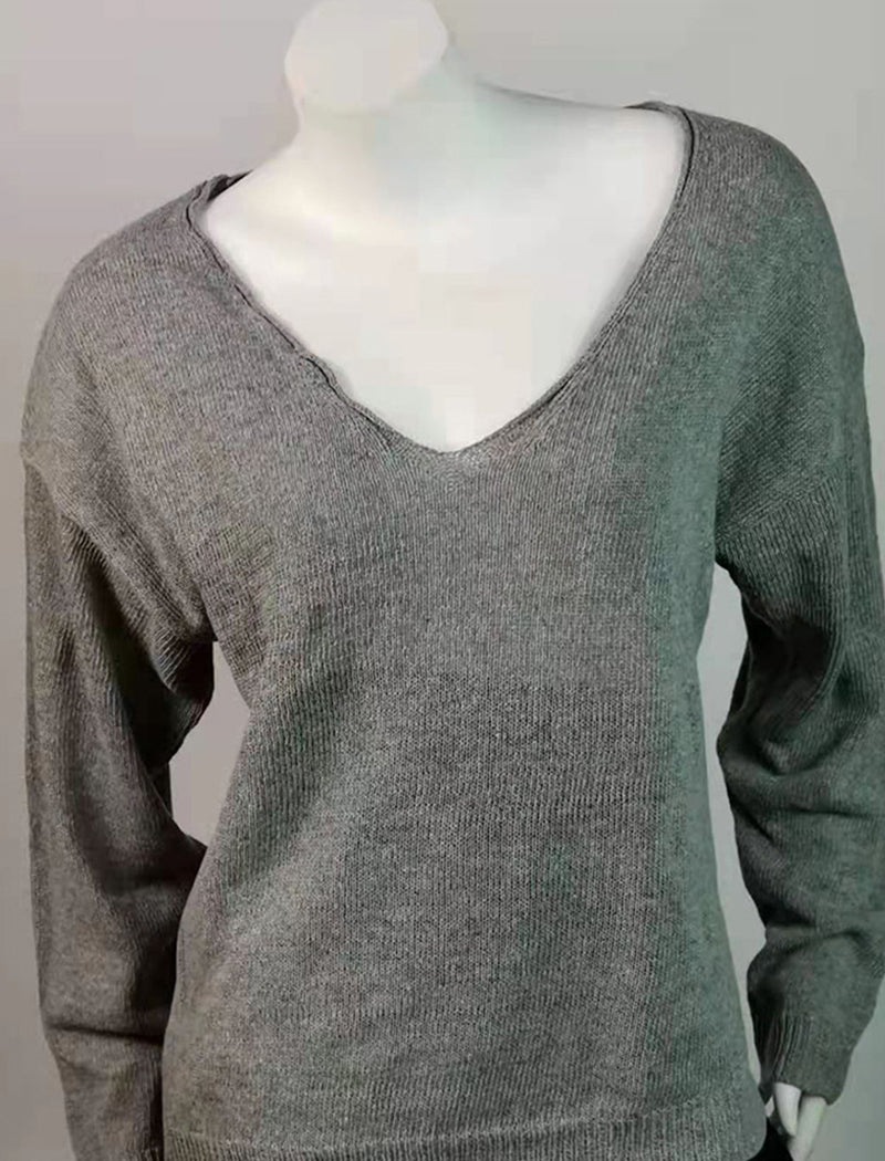 Oversized V-Neck Sweater