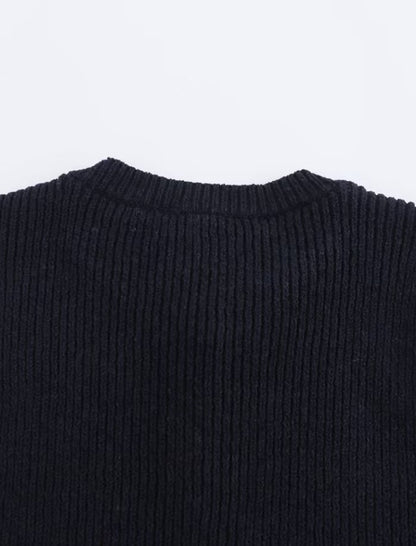 Double-Pocket Knit Vest