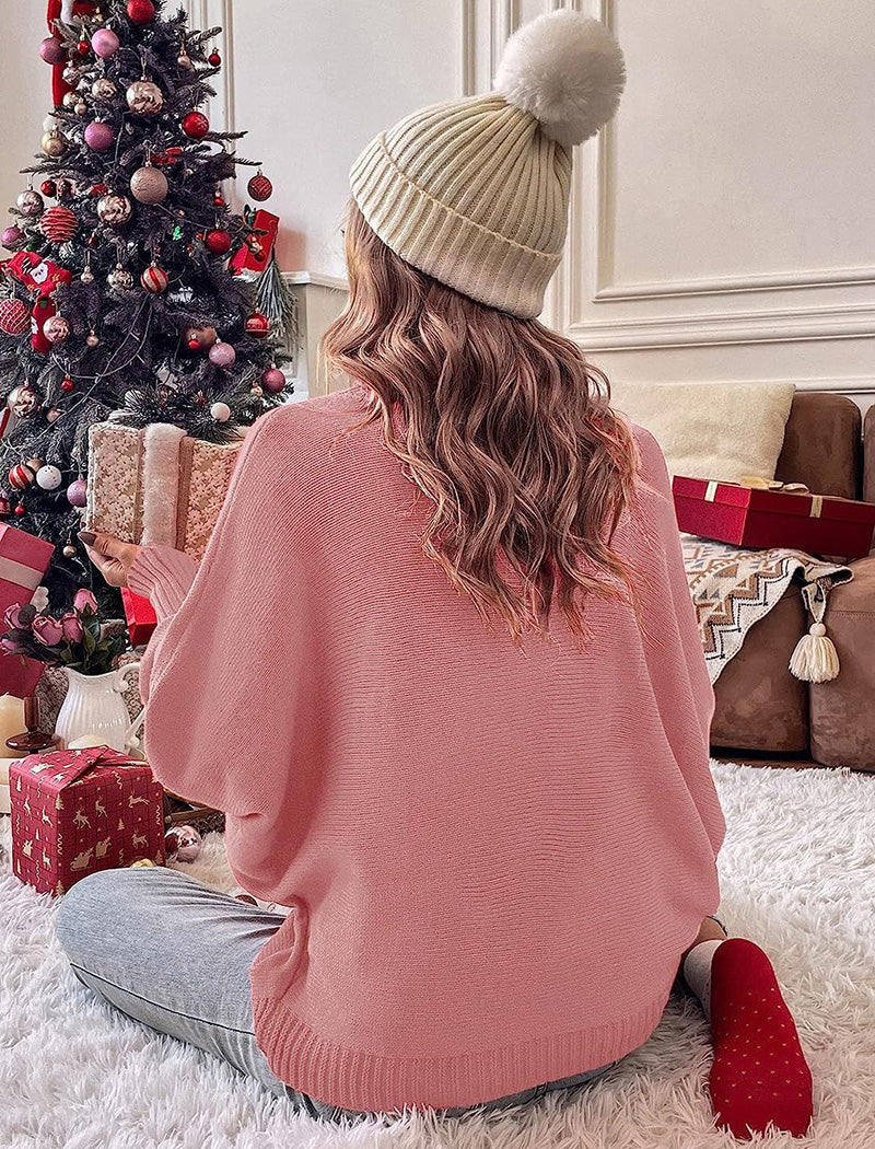 Oversized &quot;Merry&quot; Turtleneck Sweater