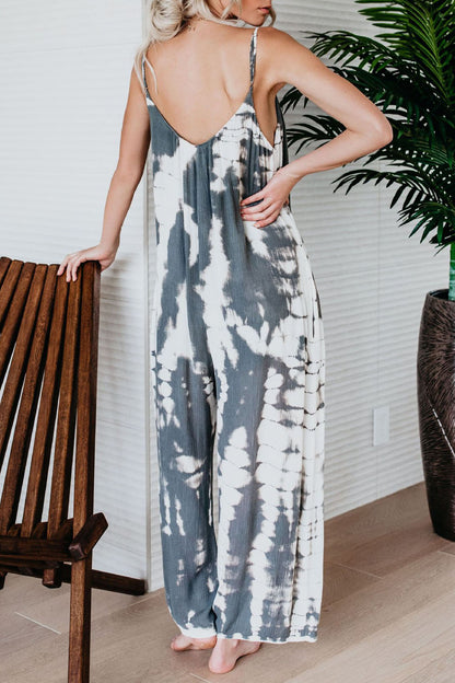 Tie-Dye Wide-Leg Jumpsuit