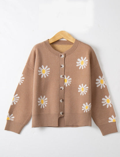 Daisy Button-Up Cardigan