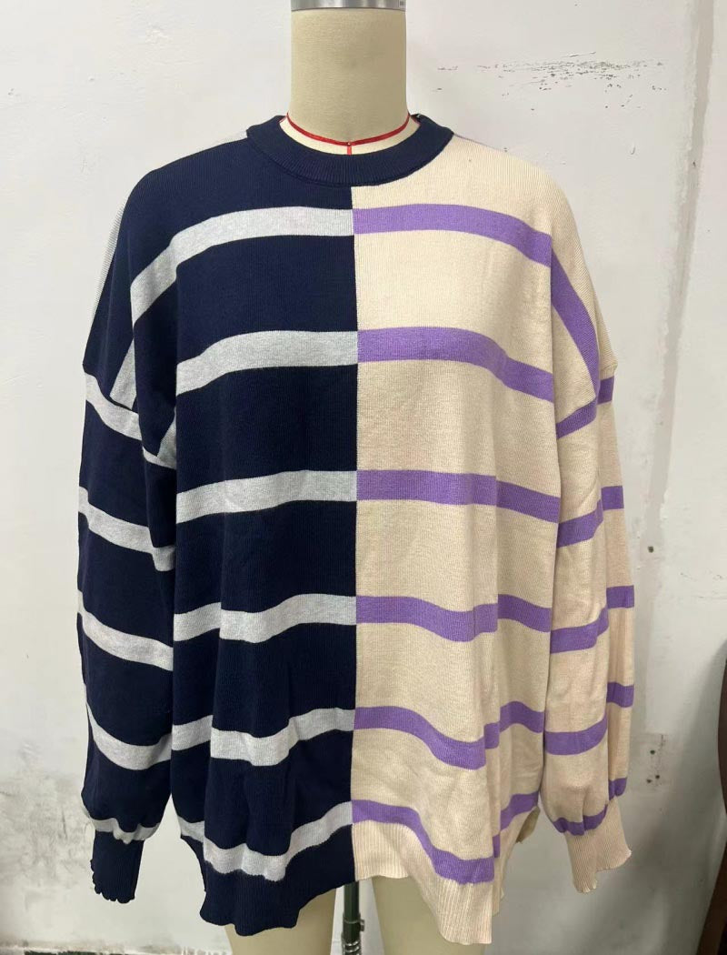 Oversized Striped Sweater
