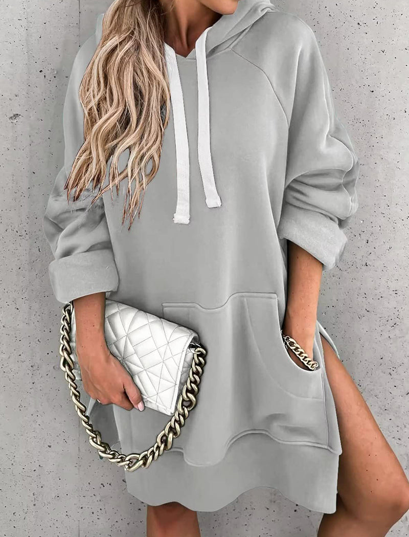 Casual Oversized Hoodie Dress