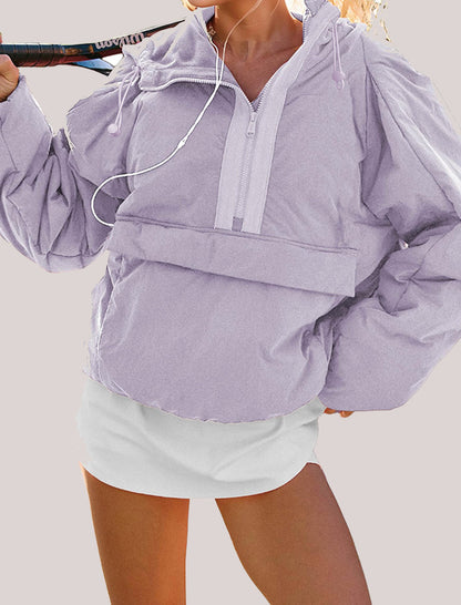 Quarter-Zip Windbreaker Pullover