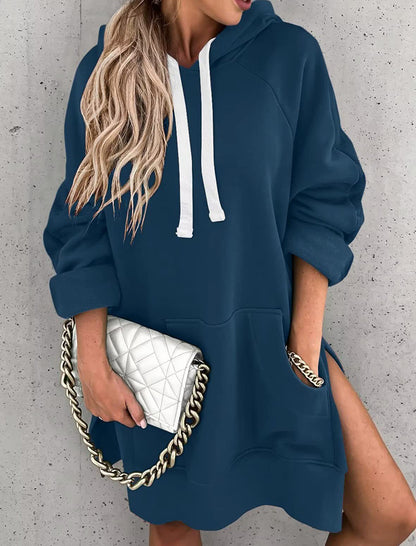 Casual Oversized Hoodie Dress