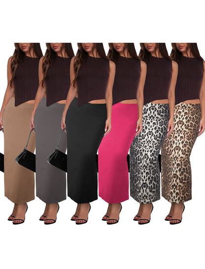 Solid/Graphic Skirt