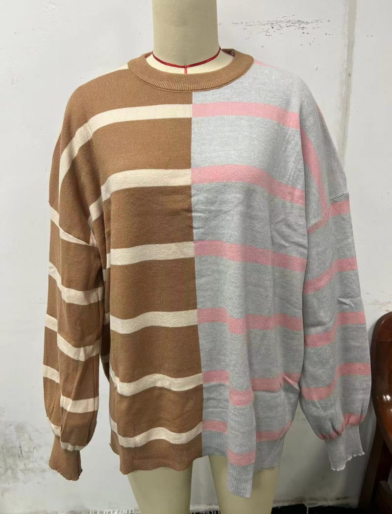 Oversized Striped Sweater